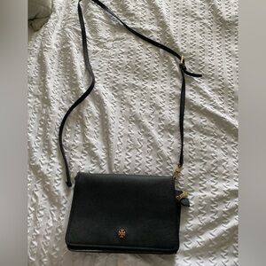 Tory Burch Black Leather Crossbody Bag
